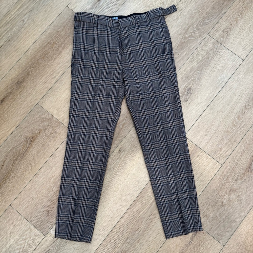 Plaid Pants - Black and Gray